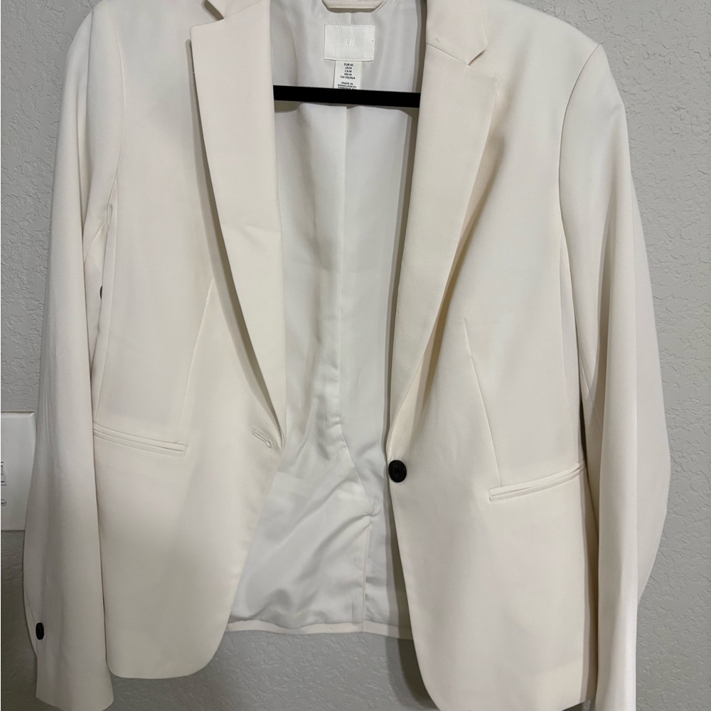 H&M Off-White Blazer